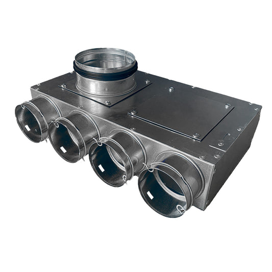 4 Point 75mm Adjustable Top Entry Distribution box 125mm spigot