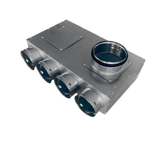 4 point 90mm Adjustable Top entry Distribution box 125mm Spigot