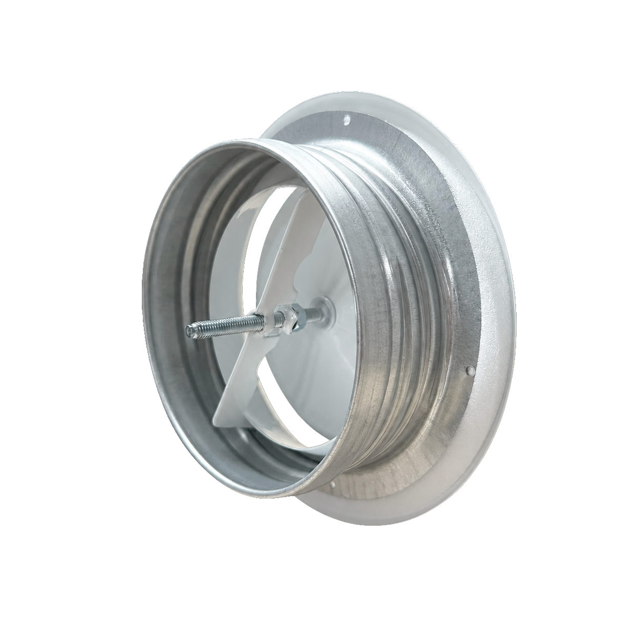 QV Metal Air Exhaust Valve with Mounting Collar