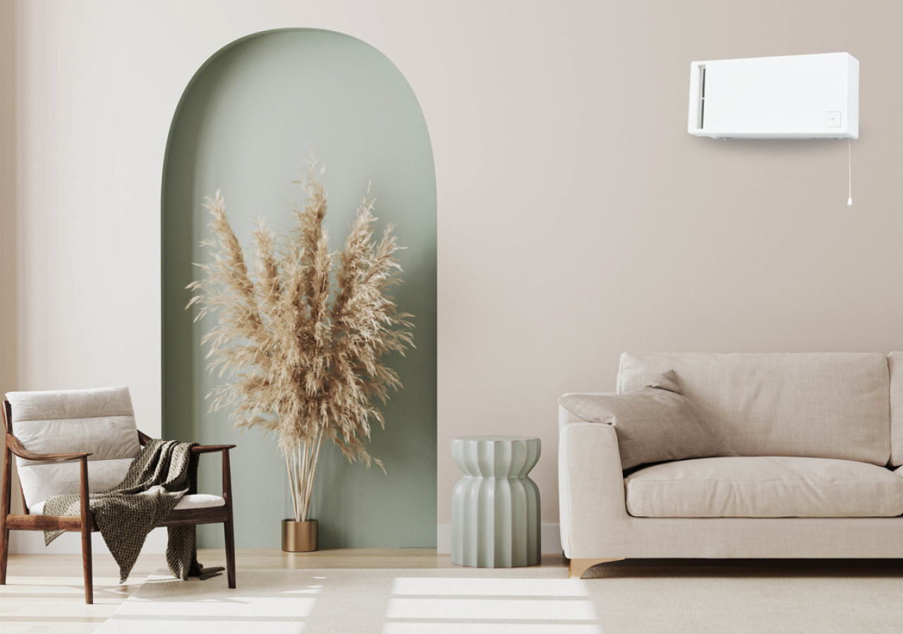 Lossnay VL-50 Wall Mounted Single Room MVHR unit (Pull Cord model)