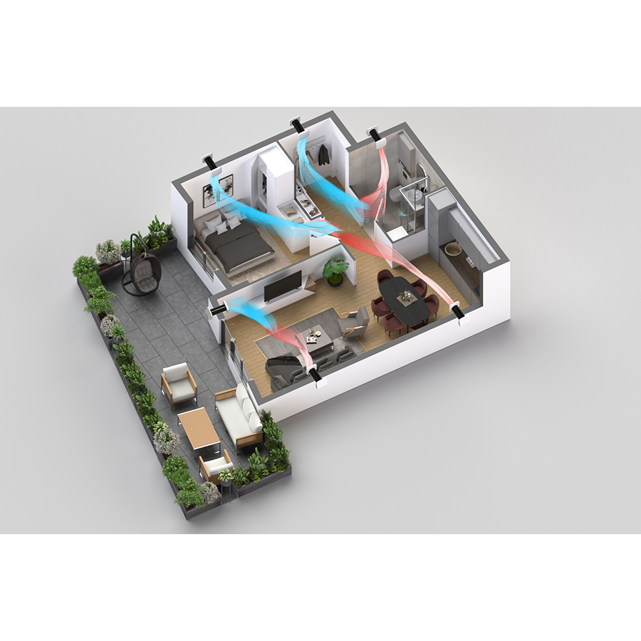 BSK Zephyr Mini Single Room Heat Recovery Unit