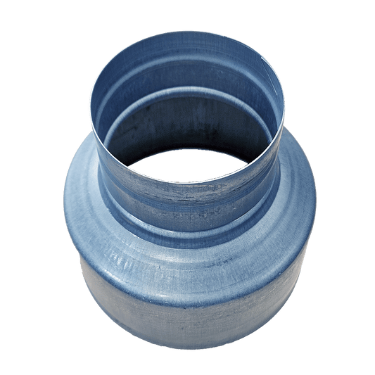 Alnor 75mm radial to 125mm male straight adaptor