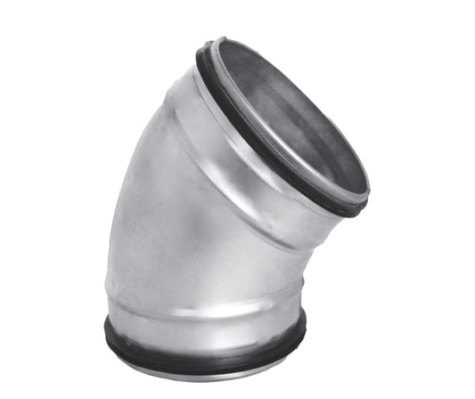 Commercial Quiet-Vent Metal 45º Pressed Bend with seals