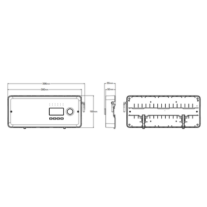 EPH - Wiring Centre, 10 Zone, Mains Operated