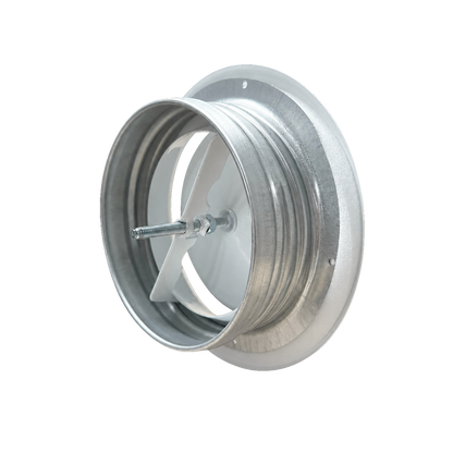 QV Metal Air Exhaust Valve with Mounting Collar