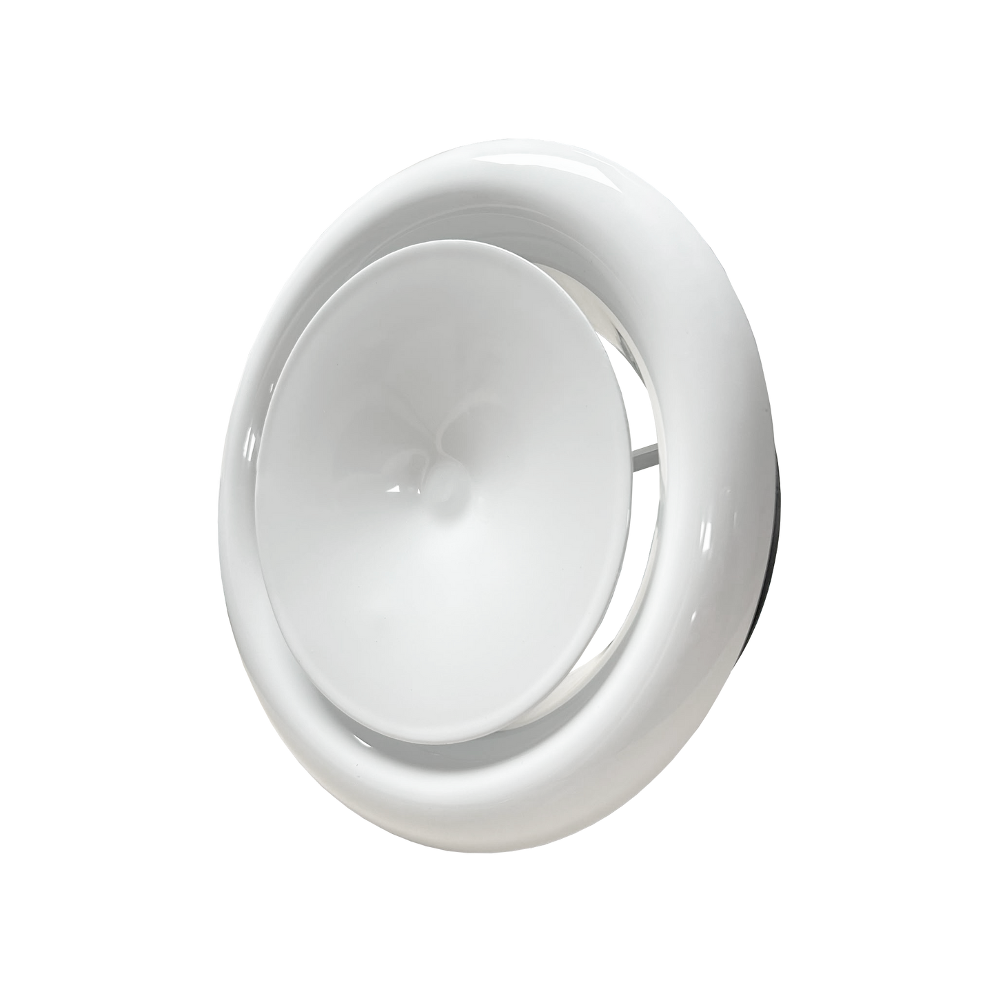 Quiet-Vent Metal Air Supply Valve - with Mounting Collar