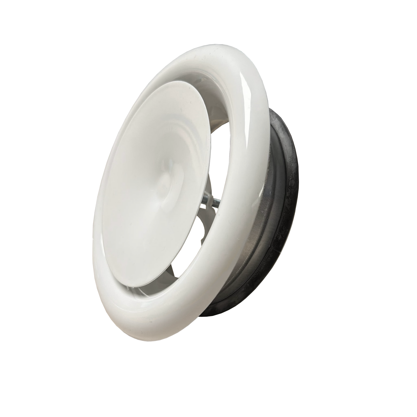 QV 125mm Metal Air Supply Valve - with Mounting Collar & sealing ring