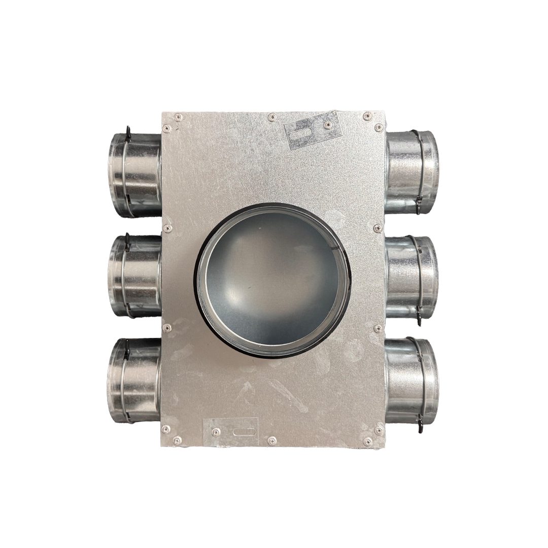6 Point 75mm Top Entry Distribution Box 125mm Spigot