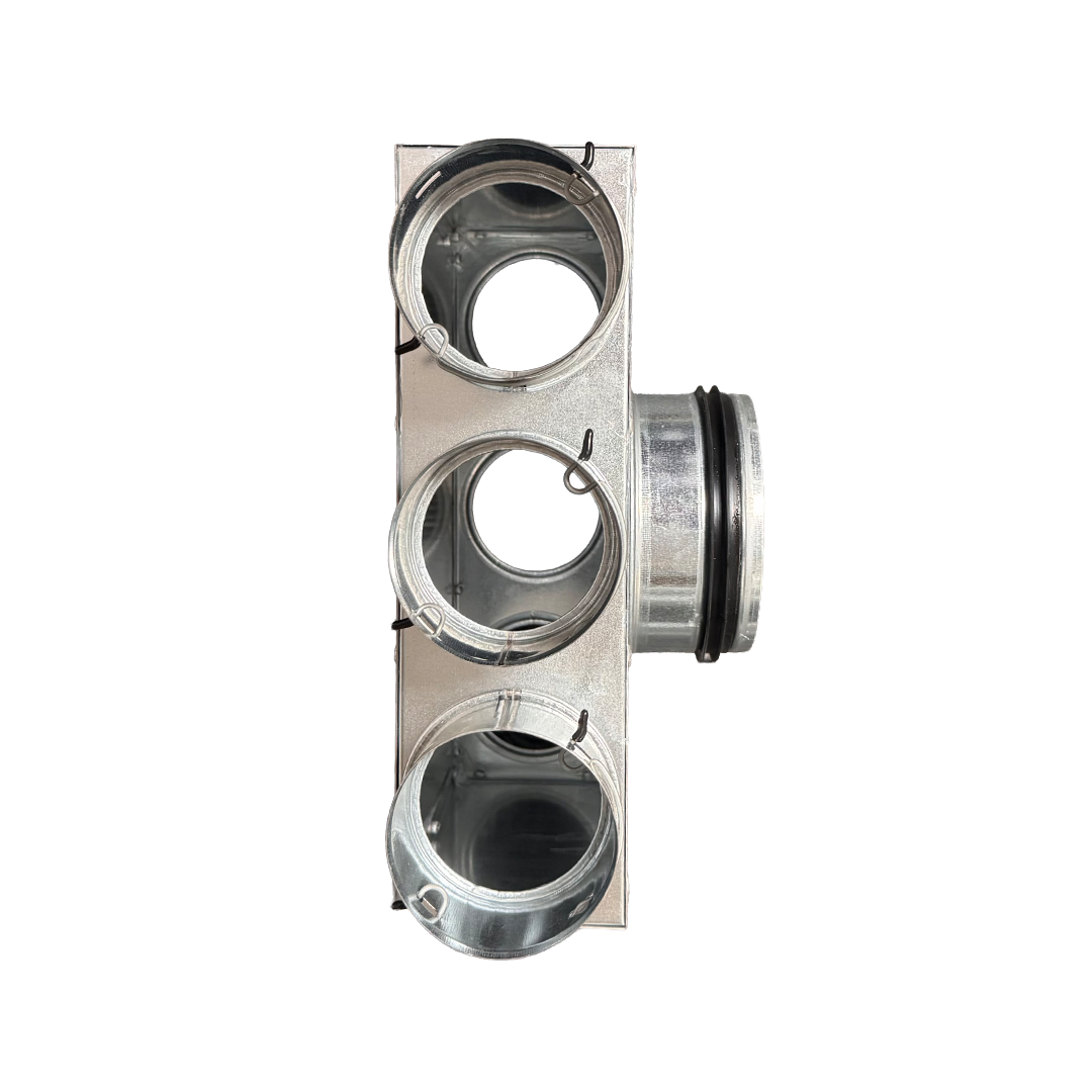6 Point 75mm Top Entry Distribution Box 125mm Spigot