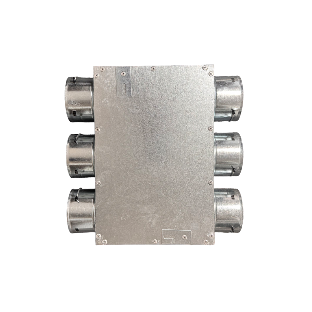 6 Point 75mm Top Entry Distribution Box 125mm Spigot