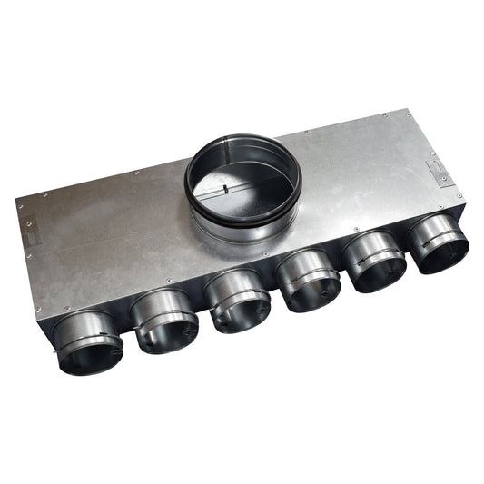 6 Point 75mm Top Entry Distribution box 150mm spigot