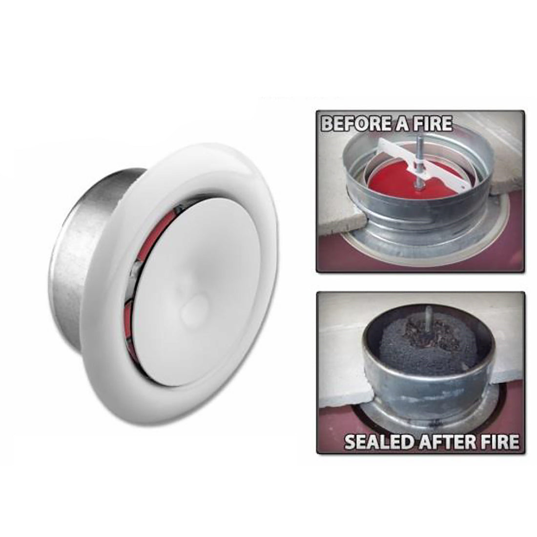 Metal Fire Rated Extract Air Valve